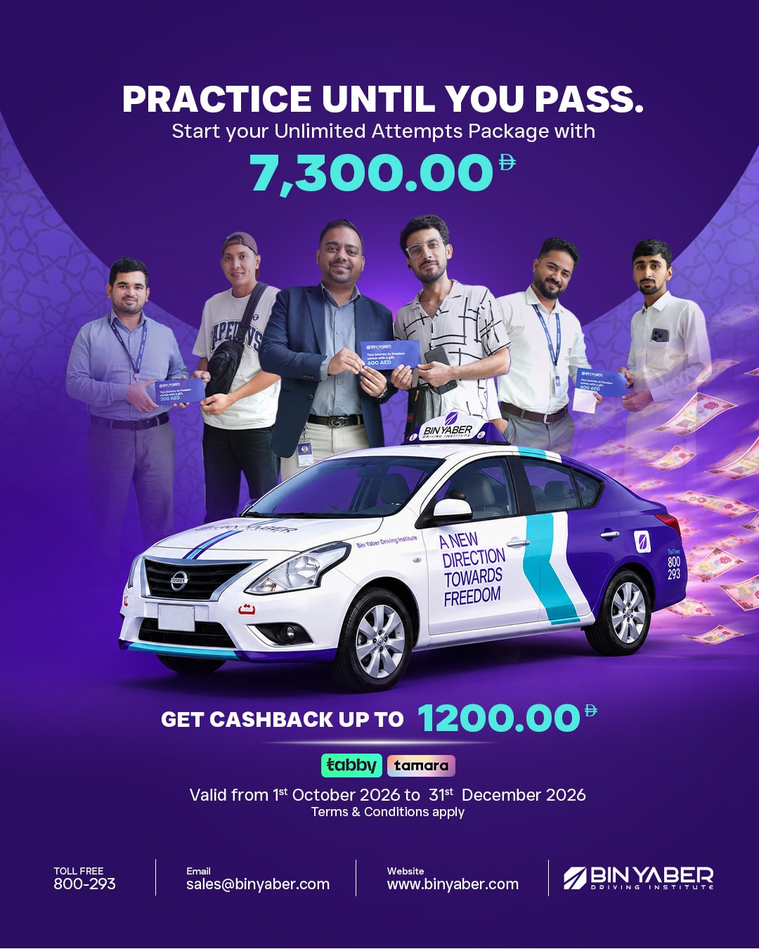 Bin Yaber Guaranteed Unlimited Pass: Practice Until You Pass